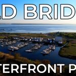 YouTube Thumbnail for the Old Bridge Waterfront 4K Drone Video