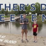 Picture Thomas and Me making the Burlington Island Drone Video